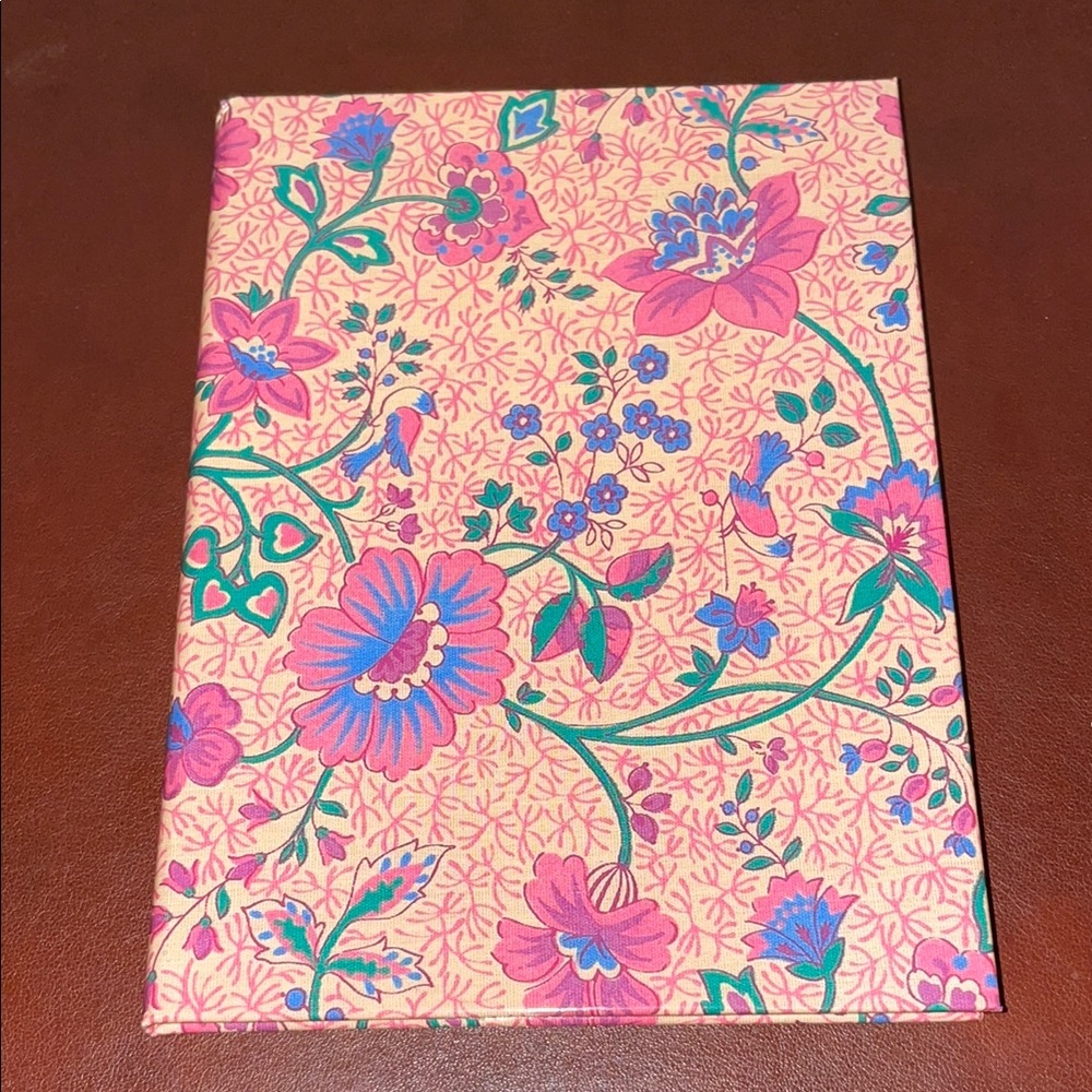 Floral Pink Patterned Address Book